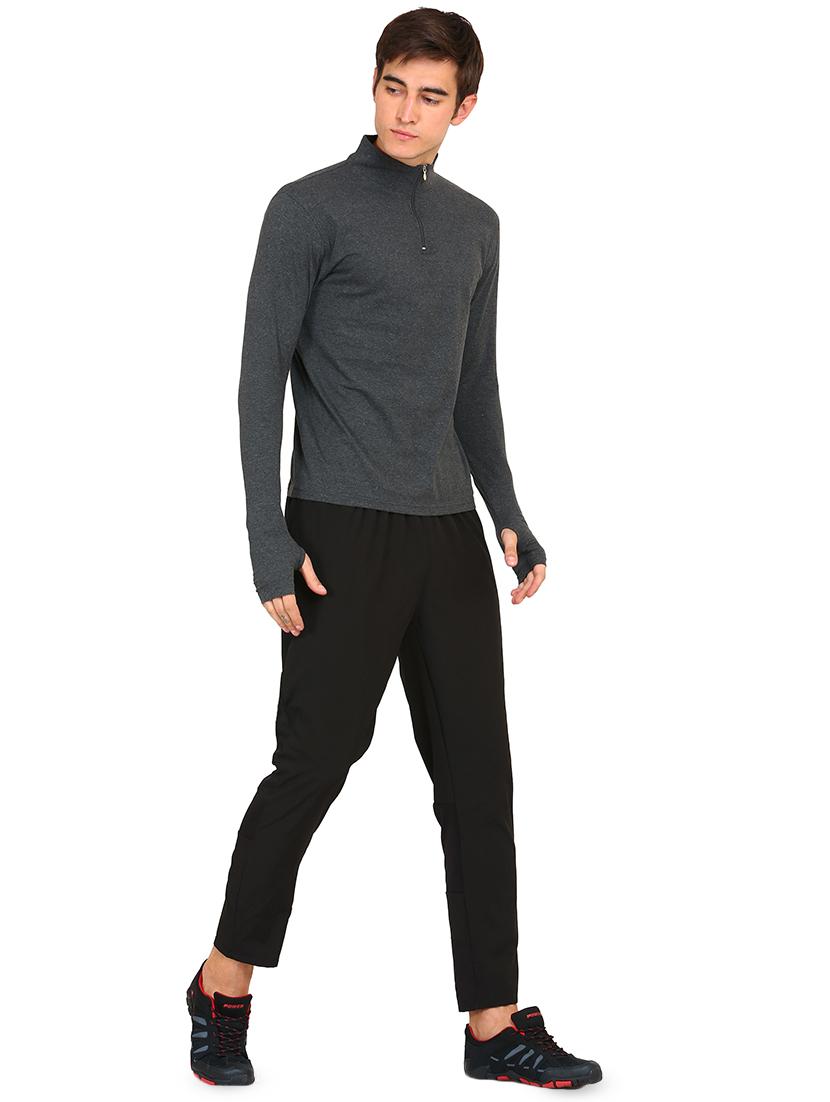 grey solid t-shirt - 16465424 - Zoom Image - 4
