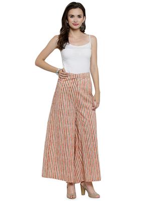 high rise striped palazzo - 16465761 - Standard Image - 4