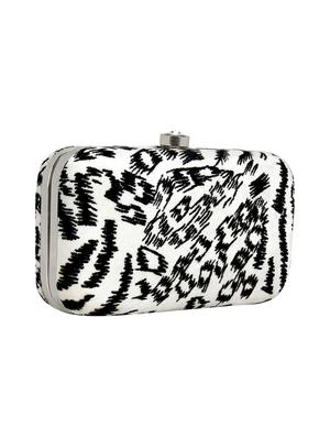 white velvet box clutch - 16466020 - Standard Image - 4