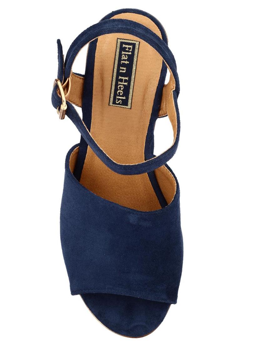 blue ankle strap sandals - 16468435 - Zoom Image - 4