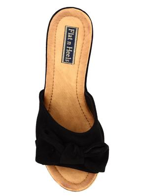 black platforms wedges - 16468440 - Standard Image - 4