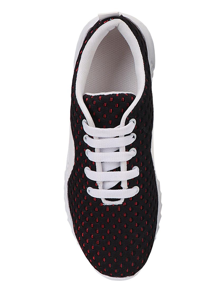 black lace-up sports shoes - 16470405 - Zoom Image - 4
