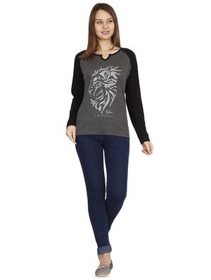 raglan sleeved graphic tee - 16471261 - Standard Image - 4