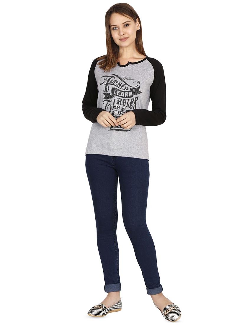 raglan sleeved graphic tee - 16471262 - Zoom Image - 4
