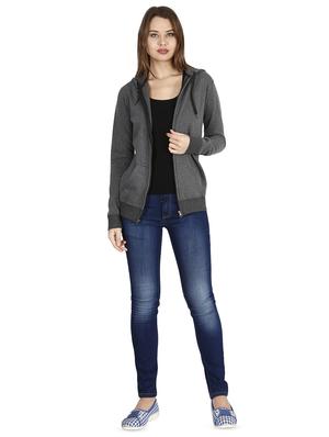 zip up solid pullover - 16471389 - Standard Image - 4