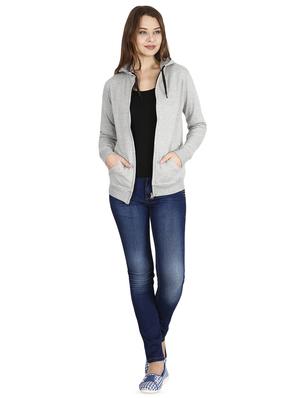 zip up solid pullover - 16471390 - Standard Image - 4