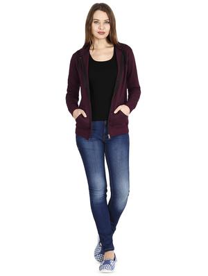 zip up solid pullover - 16471391 - Standard Image - 4