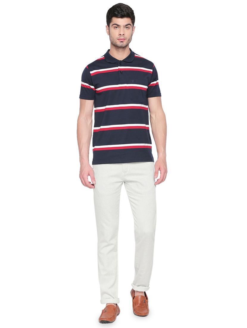white printed chinos - 16472383 - Zoom Image - 4