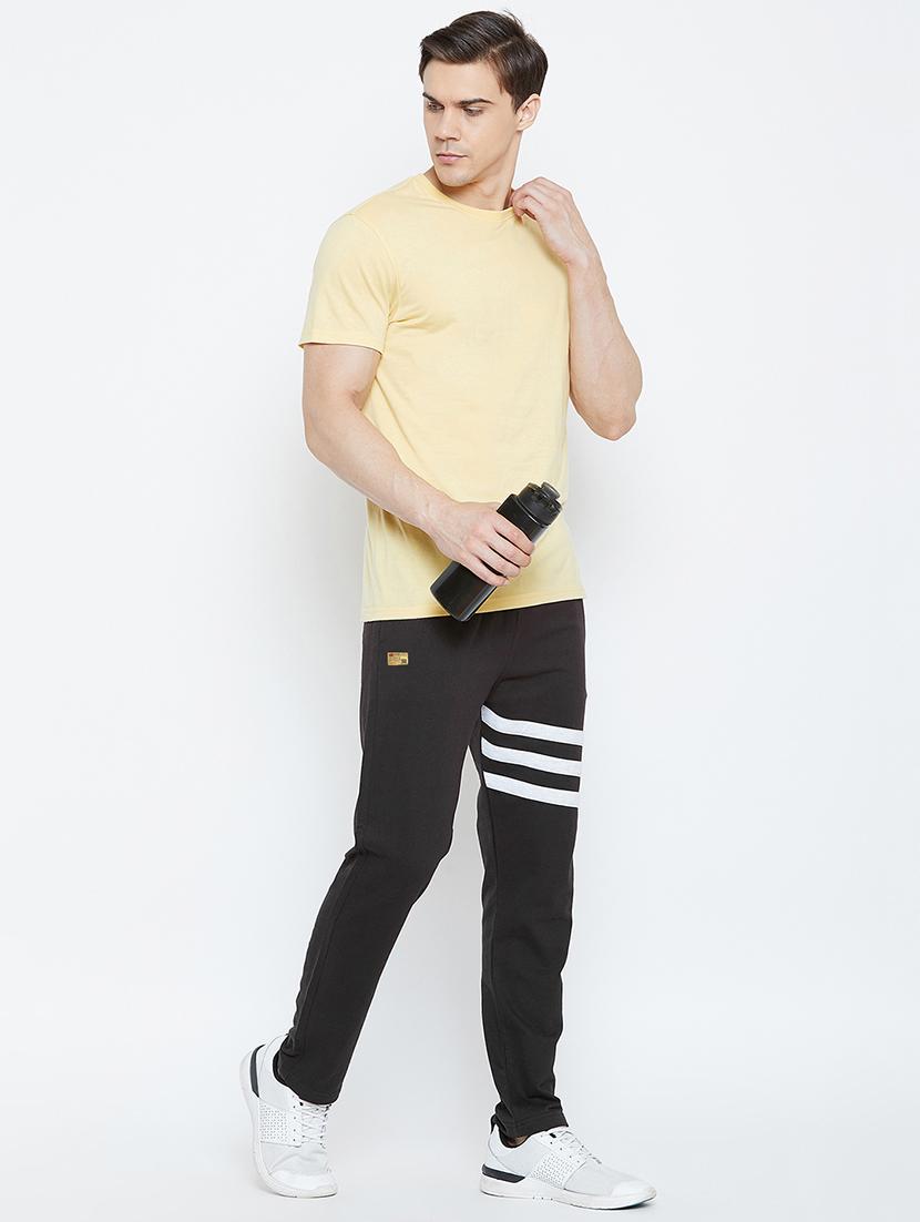 black striped full length track pant - 16472551 - Zoom Image - 4