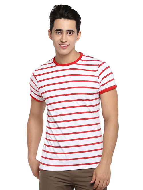 white striped t-shirt - 16472695 - Standard Image - 1