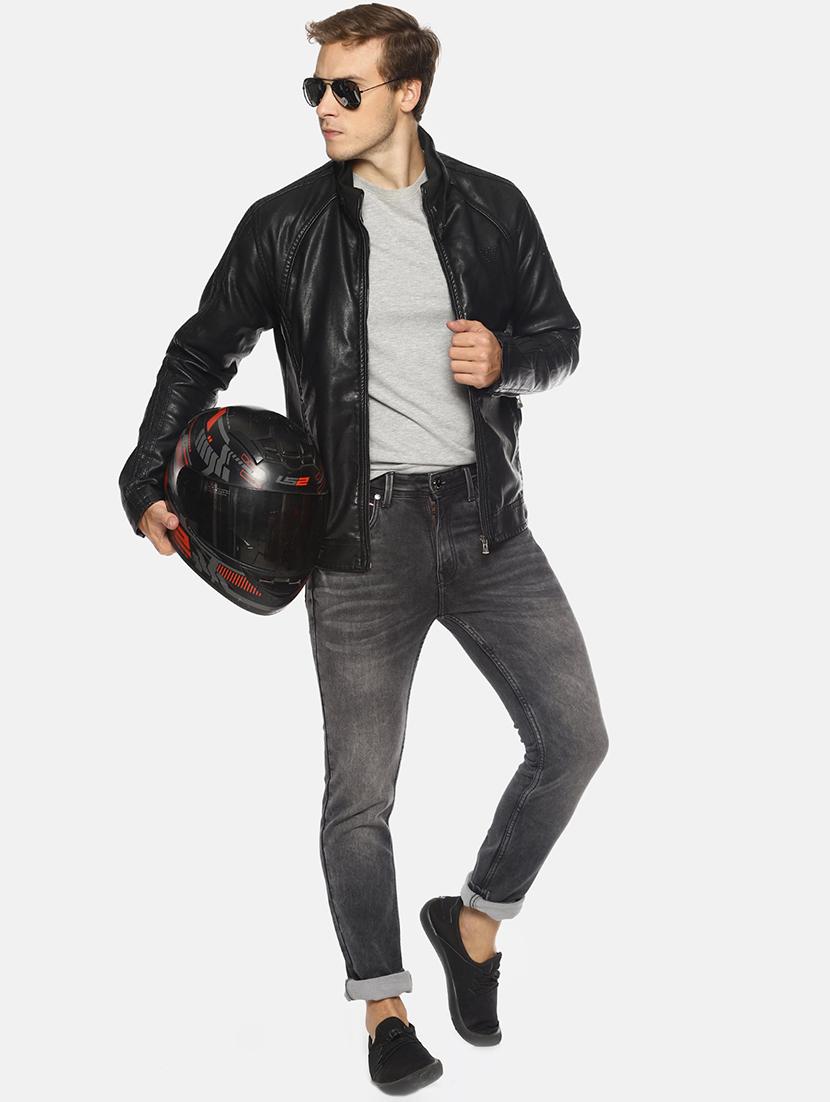 grey light washed denim jeans - 16472970 - Zoom Image - 4