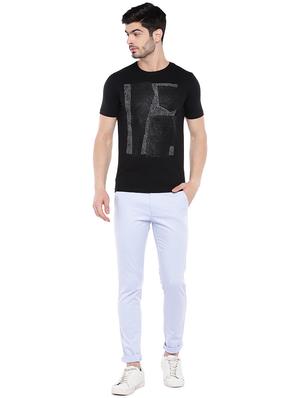 light blue solid chinos - 16473038 - Standard Image - 4