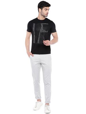 light grey solid chinos - 16473075 - Standard Image - 4