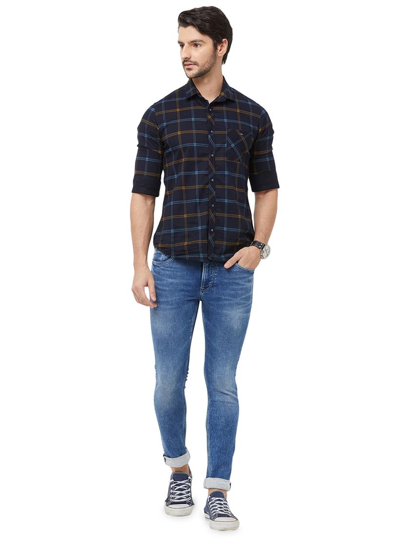 blue light washed denim jeans - 16473156 - Zoom Image - 4