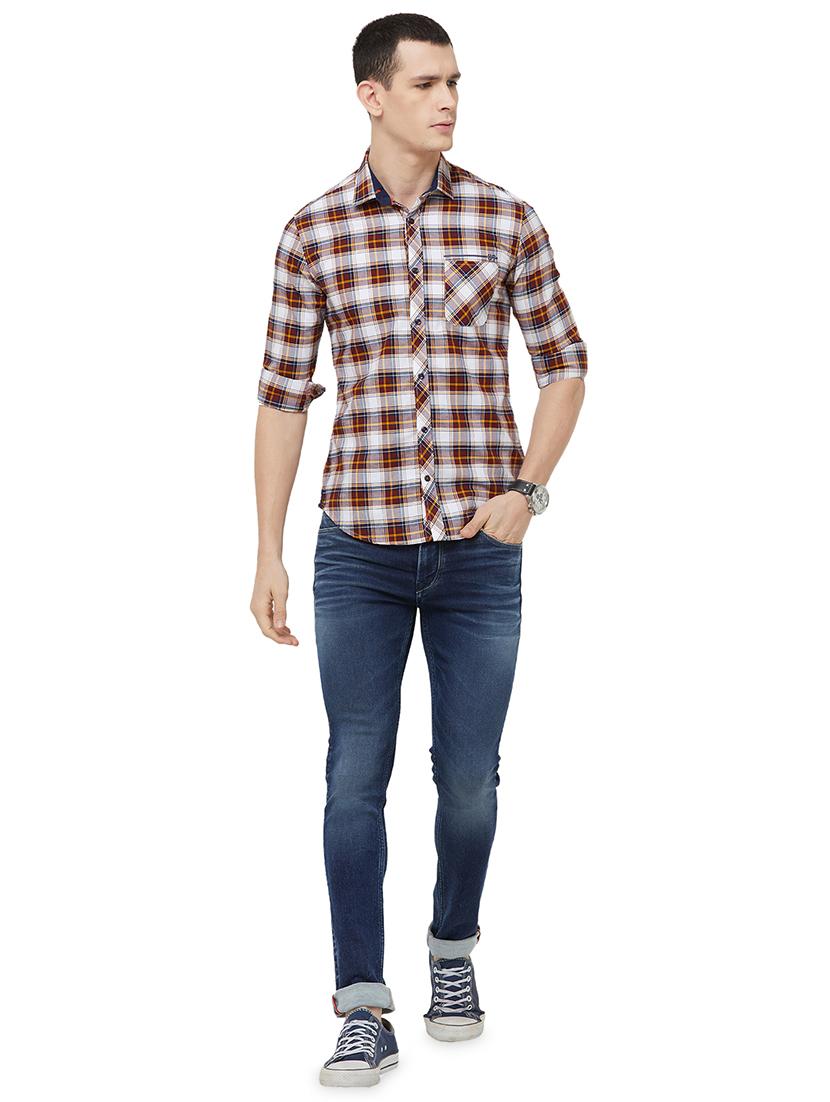 navy blue light washed denim jeans - 16473164 - Zoom Image - 4