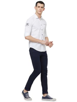 navy blue plain denim jeans - 16473173 - Standard Image - 4