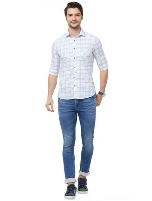 blue light washed denim jeans - 16473205 - Standard Image - 4