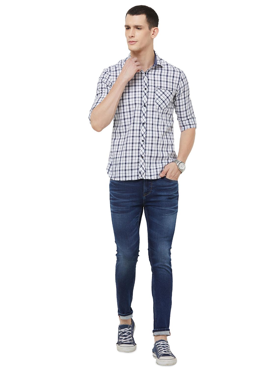 blue light washed denim jeans - 16473213 - Zoom Image - 4
