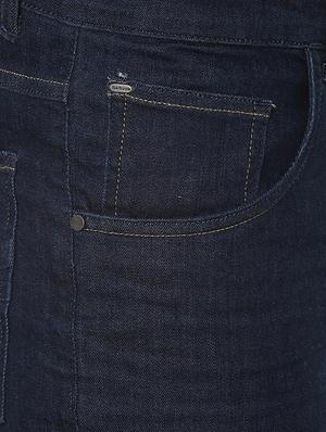 navy blue solid plain jeans - 16473875 - Standard Image - 4