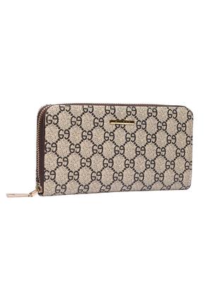 beige leatherette (pu) wallet - 16477102 - Standard Image - 4