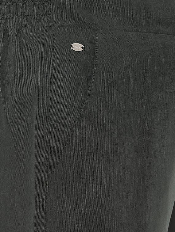 tie knot flat front trousers - 16478742 - Zoom Image - 4