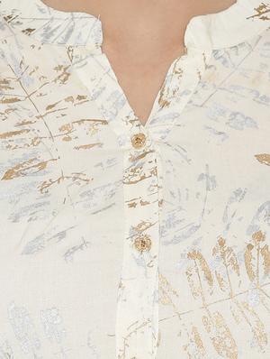 printed straight kurta - 16482698 - Standard Image - 4