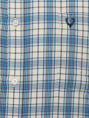 blue checkered casual shirt - 16482821 - Standard Image - 4