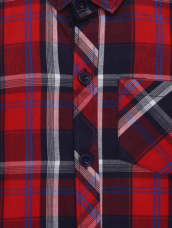 pocket patch checkered shirt - 16483326 - Zoom Image - 4
