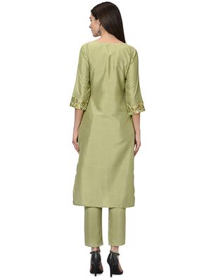 paisley print angrakha suit set - 16483920 - Standard Image - 4
