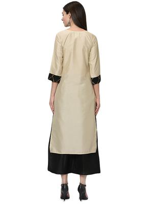 solid kurta palazzo with dupatta suit set - 16483923 - Standard Image - 4