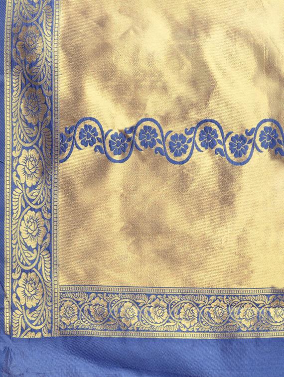 motif printed saree with blouse - 16484538 - Zoom Image - 4
