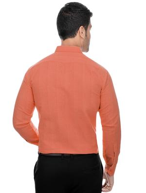 yellow and orange khadi combo shirts - 16486763 - Standard Image - 7