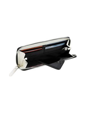 white leatherette (pu) regular clutch - 16487947 - Standard Image - 4