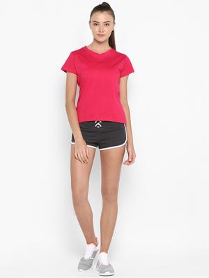 v- neck solid tee - 16489119 - Standard Image - 4