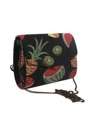 black cotton regular clutch - 16492783 - Standard Image - 4