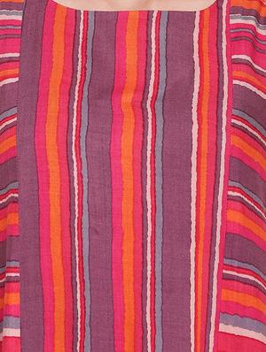 striped flared ethnic dress - 16493482 - Standard Image - 4