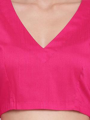 pink cotton skirt top set - 16493676 - Standard Image - 4