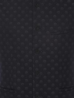 black printed nehru jacket - 16493740 - Standard Image - 4