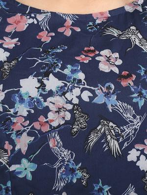 boat neck floral maxi dress - 16494423 - Standard Image - 4