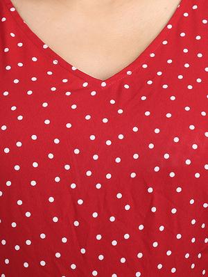 v-neck gathered maxi dress - 16494425 - Standard Image - 4