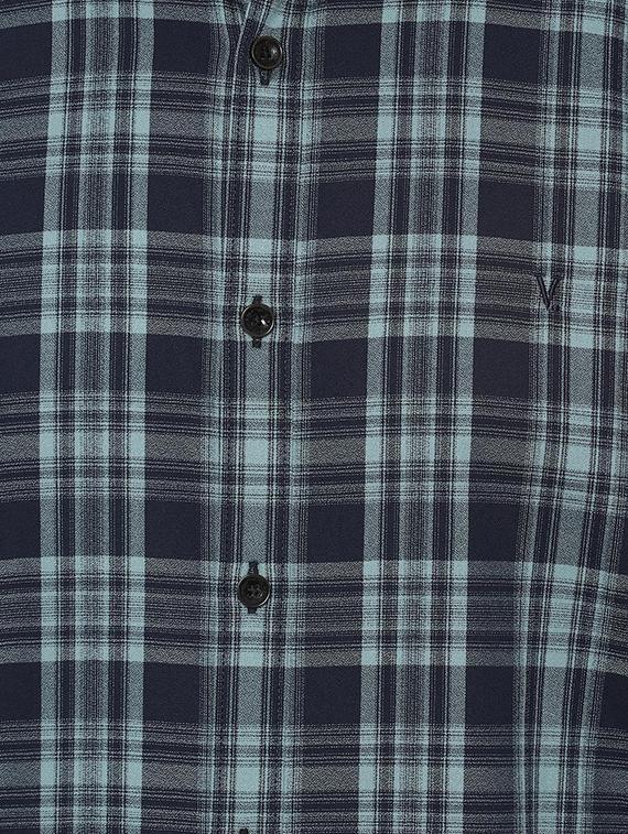 blue cotton casual shirt - 16496278 - Zoom Image - 4