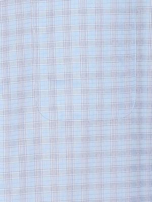 blue checkered formal shirt - 16496291 - Standard Image - 4