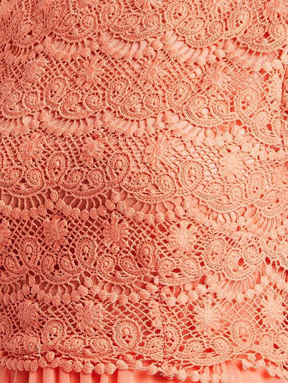 boat neck crochet maxi dress - 16496908 - Zoom Image - 4