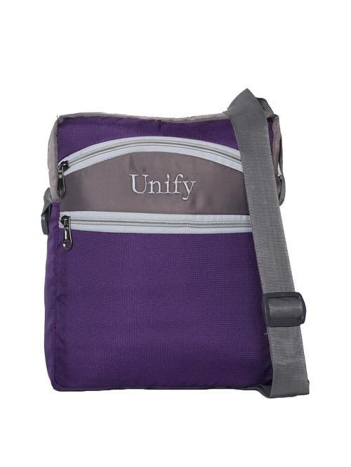 purple polyester regular sling bag - 16498336 - Standard Image - 1