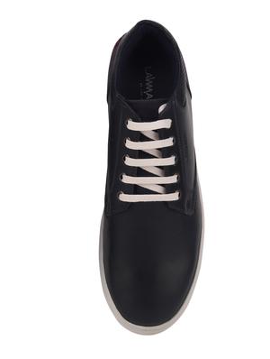 lawman pg3 blue leatherette lace up sneakers - 16498632 - Standard Image - 4