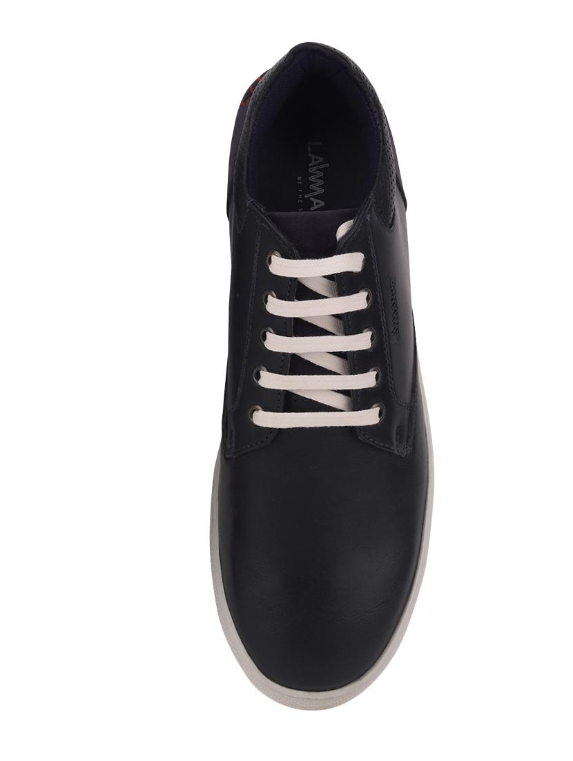 lawman pg3 blue leatherette lace up sneakers - 16498632 - Zoom Image - 4