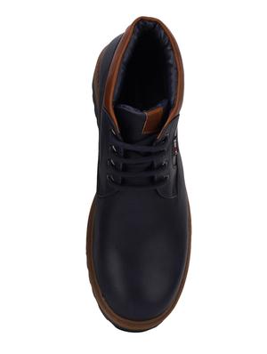lawman pg3 blue leatherette low ankle boots - 16498639 - Standard Image - 4