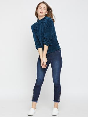 pearl embellished pullover - 16503308 - Standard Image - 4