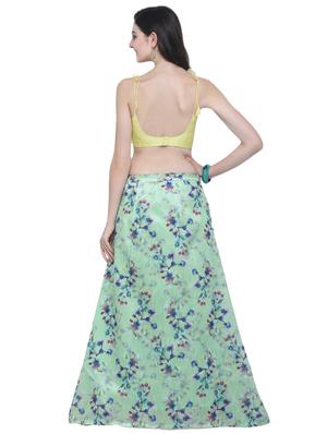 floral flared lehenga - 16503822 - Standard Image - 4