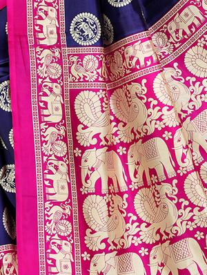 printed mysore silk saree with blouse - 16504453 - Standard Image - 4